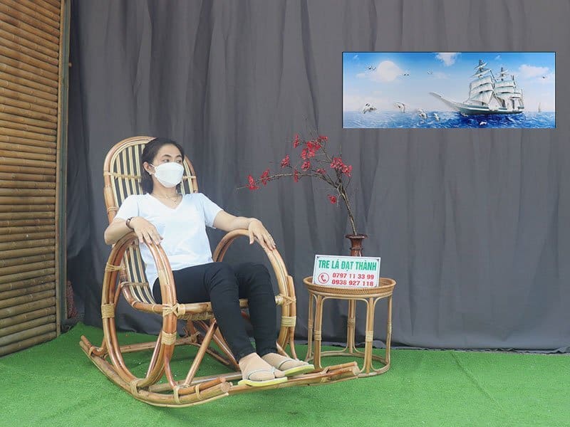 Ghế Mây Lắc Lư - GMLL028